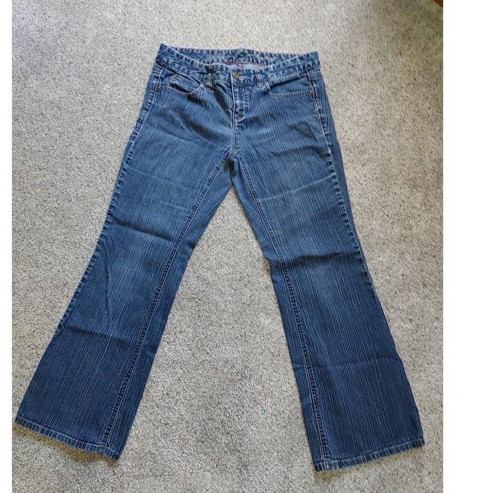 Y2K Tommy Hilfiger Bootcut Low Rise Classic Women's Jeans‎ Size 8S Denim